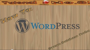 HOW TO: Secure Database Prefix in WordPress!