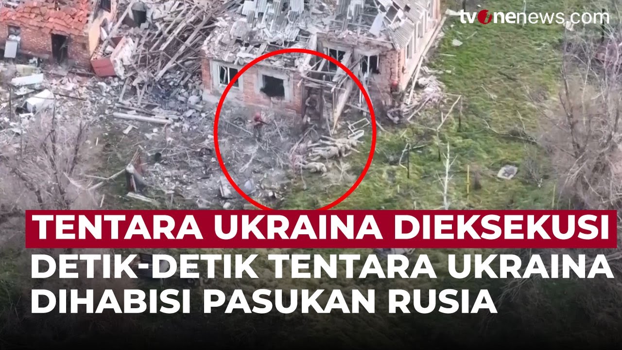 Video Drone Ungkap Dugaan Eksekusi Brutal Tentara Ukraina oleh Pasukan Rusia | OneNews Update