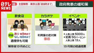 【どう変化？】“宣言”全面解除　10月からの生活の変化は？東京は酒「夜8時まで」提供