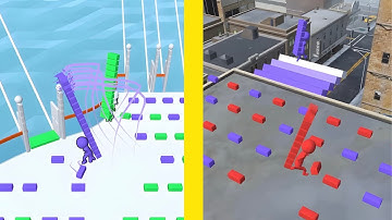 Bridge Race - All Levels Gameplay Walkthrough (Levels 130-131)