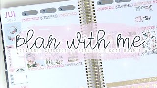 PLAN WITH ME // PRINTABLE STICKERS // RECOLLECTIONS PLANNER // CARDBOARD COUTURE