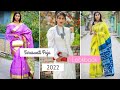 সরস্বতী পূজা Lookbook 2022 | Saree Styling ideas 🌻| @DebandShreeYT