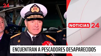 Encuentran a pescadores desaparecidos en Valparaíso