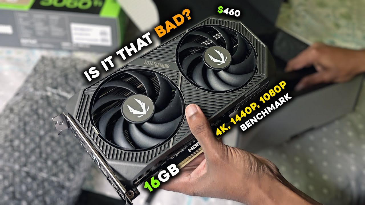 Zotac RTX 5060Ti 16GB Unboxing + Benchmark | 5 Games | 4K, 1440p