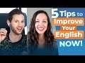 5 Tips To Improve Your English NOW | Interview with Speak English with Vanessa