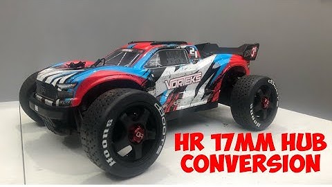 Arrma Vortek 17MM hub conversion installation | UD RC