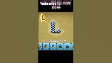 how to create"N" in Clash of Clan /name base design/clash of clan  #shorts #clashofclans #cocbases