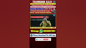 Target  TSPSC-DAO-10  ||  How/What  to Prepare || #dao #daomaths #tspsc #maths #anilnairclasses