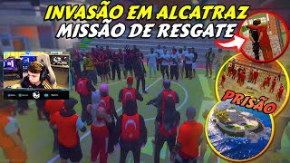 TROPAS INVADEM A PRISÃO DE ALCATRAZ NO RESGATE DOS MEMBROS - BKINHO RP CLIP'S