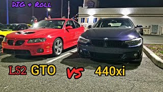 Pontiac GTO LS2 vs BMW F36 440xi