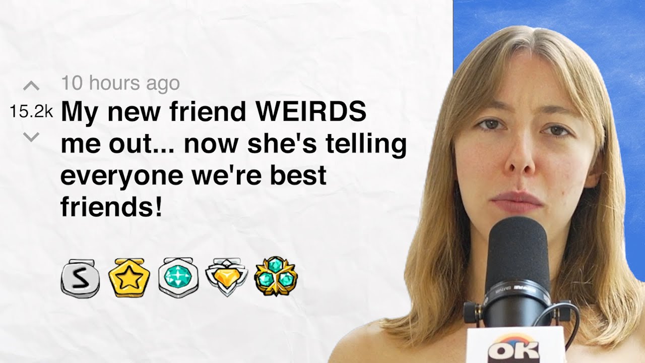 My new friend WEIRDS me out... now she's telling everyone we're best