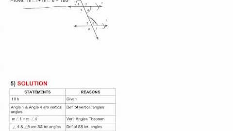 Parallel Line Proofs #1