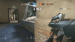 Twitch F2 Iron Sights 3k Blind Fire Win - Ranked Rainbow 6 Siege - Round Push Offensive Corner Rb6