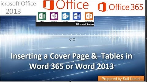 Word 2013 Tutorial: Inserting Page Breaks in a Document