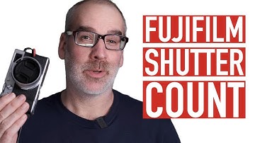 How to Find Shutter Count of your FUJIFILM Camera