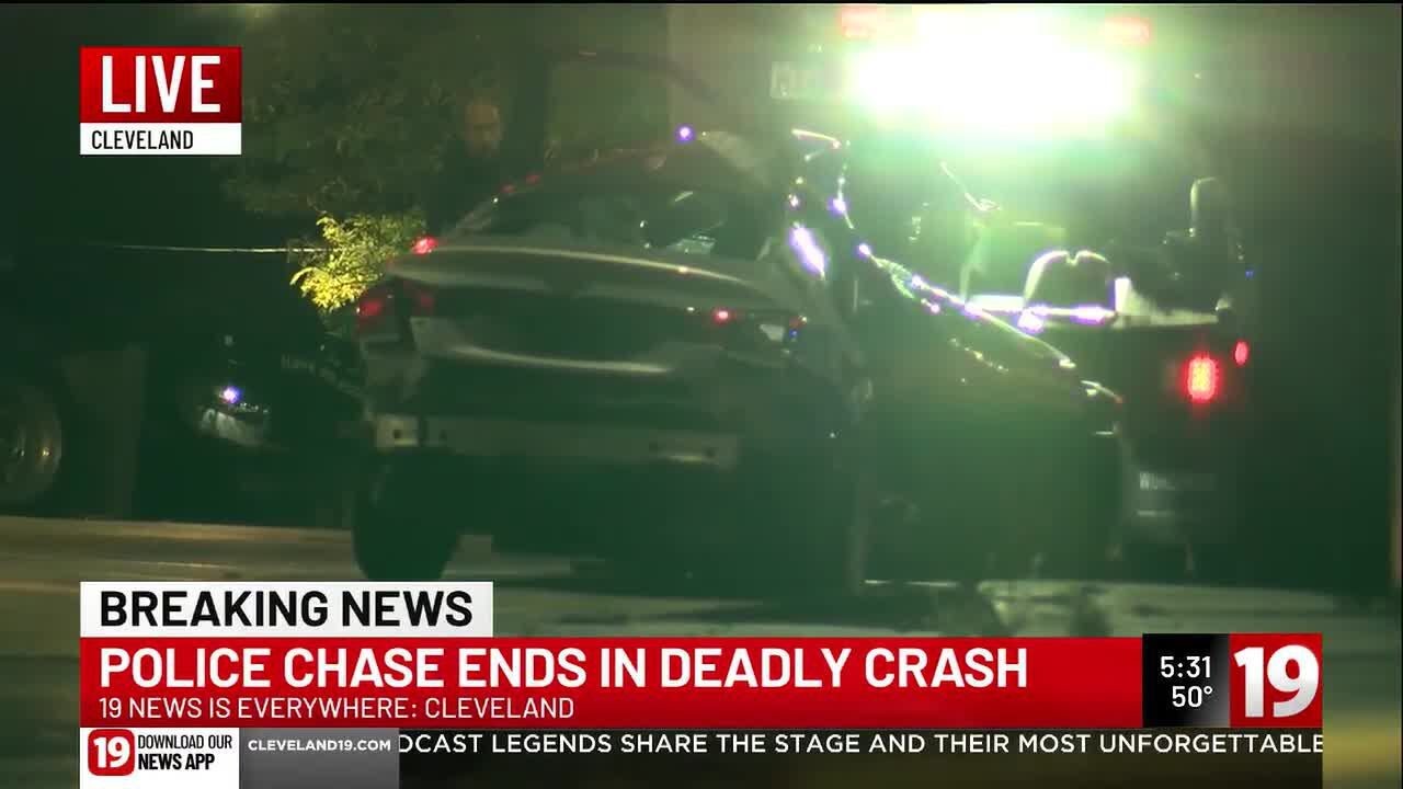 Police chase ends in deadly crash in Cleveland - YouTube
