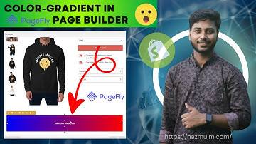 How to add color gradient in Pagefly  page builder | Shopify Advance Tutorial