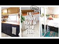 OUR HOME TOUR of SELF BUILT 34&#39; VINTAGE Silver Streak Camper