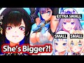 Nerissa compared holoen booba size and broke chat hololive en