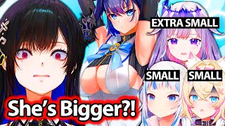 Nerissa Compared HoloEN Booba Size and Broke Chat 【Hololive EN】