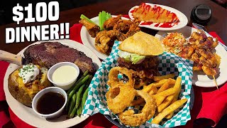 Harrys Favorite Foods Challenge W Prime Rib Hot Wings And Shrimp