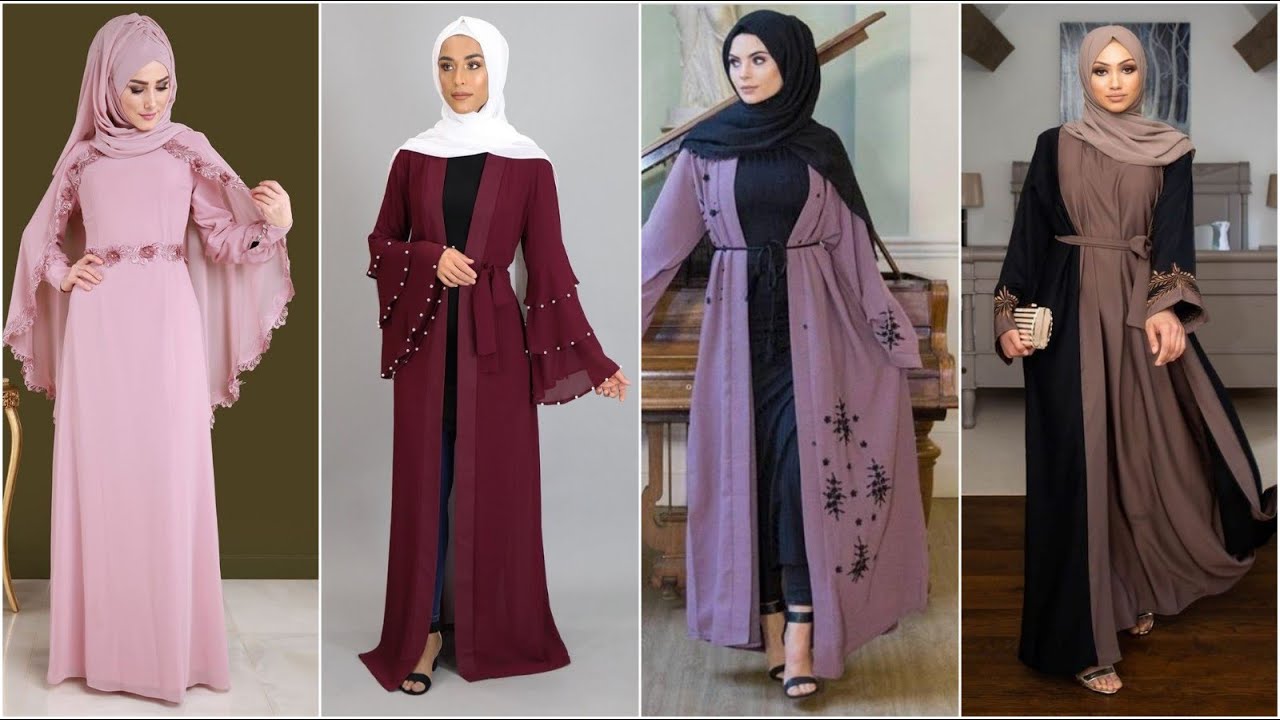 Super Attractive and Stylish Abaya Designs/Casualwear Abaya Outfits ...