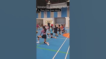 Introducing Overhand Serve #abudhabi #volleyball #volleyballserve #learn