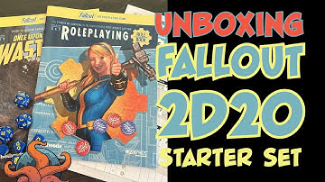 Fallout 2d20 Starter Set Unboxing