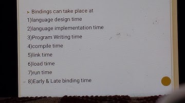 The Notion of Binding Time