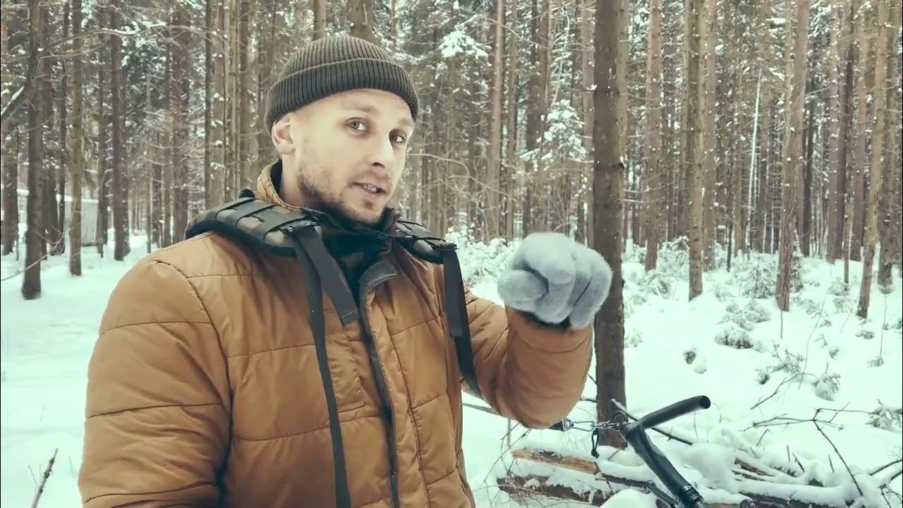 ПиКонь в зимнем лесу, нужна ли лыжа? - YouTube