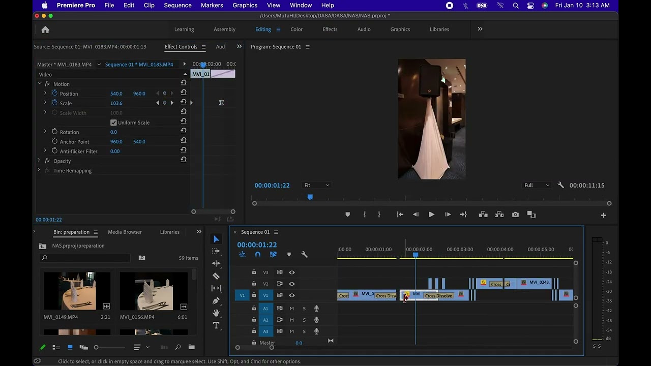 How to edit videos