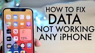 How To Fix Mobile Data Not Working On ANY iPhone!