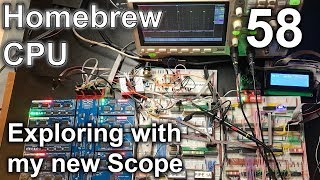 Exploring with my new Scope - Making an 8 Bit pipelined CPU - Part 58