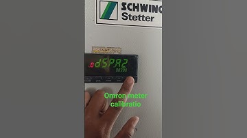 #batching plant omron meter se calibration krna #concrete schiwing stetter plant