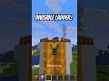 Minecraft İnvisible Ladder 💀🤯#minecraft #minecraftpe #minecraftshorts #minecraftmemes #shorts
