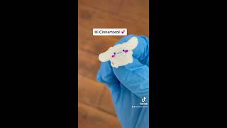 DIY Cinnamoroll (Sanrio) pin using Shrinky Dinks! #shorts