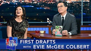 Evie Returns For Late Show First Drafts: Christmas Cards 2021