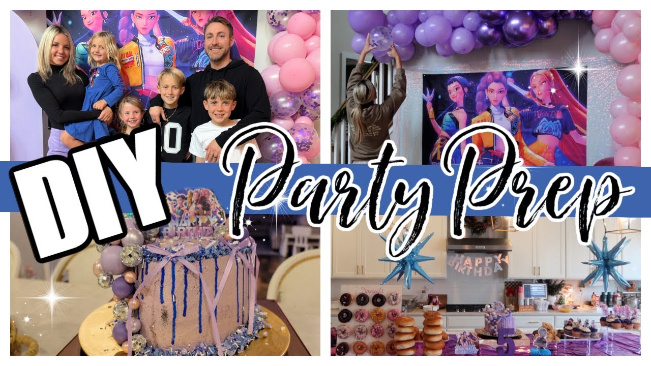 K-Pop Demon Hunters Party Prep 🎤 DIY Decor, Cake & At-Home Birthday