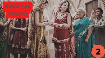 BSOE -146..part-2..MARRIAGE FAMILY AND KINSHIP