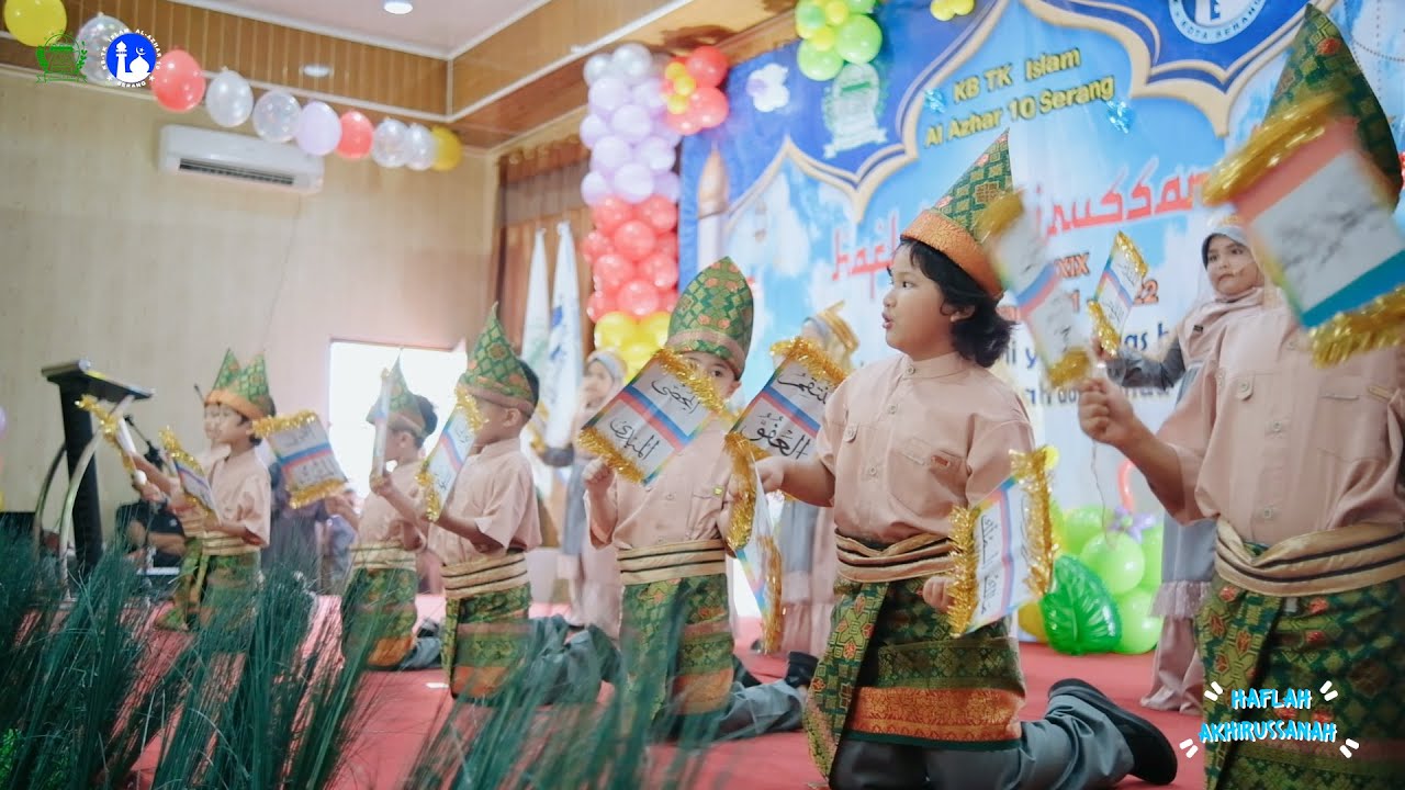TASYAKUR HAFLAH AKHIRUSSANAH KB-TK AL AZHAR 10 SERANG TAHUN PELAJARAN 2021/2022