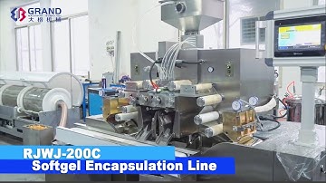RJWJ 200C Softgel Encapsulation Production Line Liquid Softgel Soft Capsule Filling Machine Filler