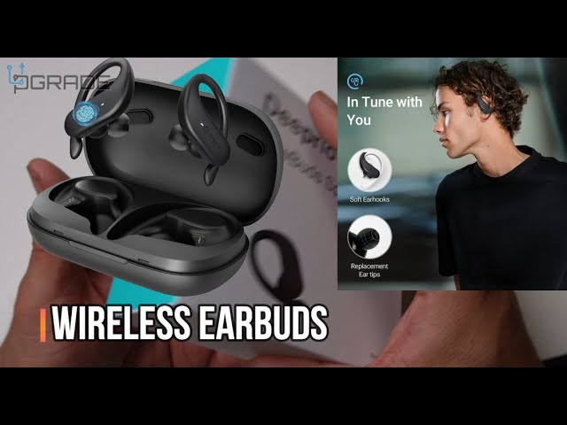 Wireless Earbuds Bluetooth Headphones 130Hrs Playtime with 2500mAh Wireless  Charging Case LED Diaplay Hi-Fi Waterproof Over Ear Earphones for Sports