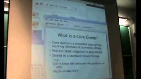 OLS2011 - Core Dump Analysis