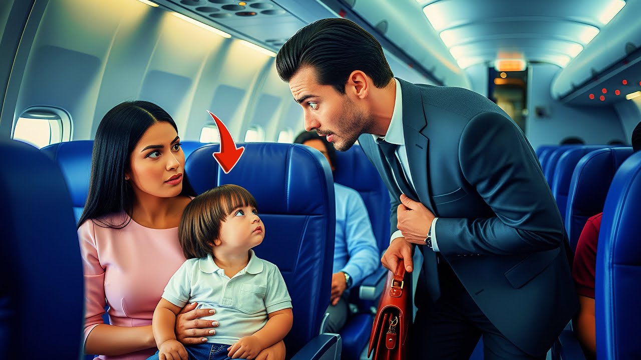 MILLONARIO PASA UNA NOCHE DE AMOR CON SU CRIADA Y AÑOS DESPUÉS LA ENCUENTRA CON UN BEBÉ EN EL AVIÓN