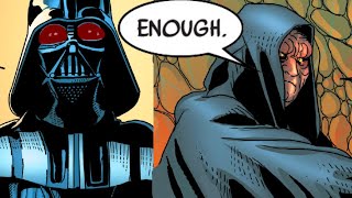 When Darth Vader Cried in front of Sidious(Canon) - Star Wars Comics Explained