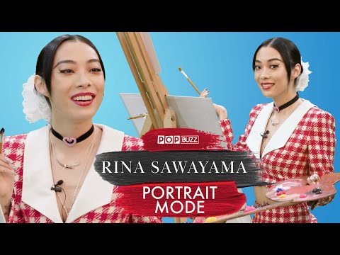 Rina Sawayama Paints A Self-Portrait and Answers Questions About Her Life | PopBuzz Meets