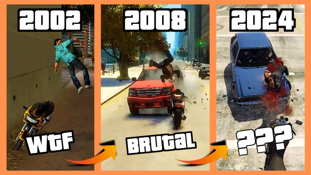 Evolution of BIKE LOGIC Throughout the GTA Games Series 2002-2024!