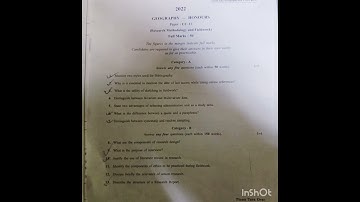 Research methodology  5th sem  question paper 2022