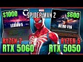 Acer Nitro V16 (RTX 5050) vs. Lenovo Legion 5 (RTX 5060) | Spider-Man 2 Benchmarks!