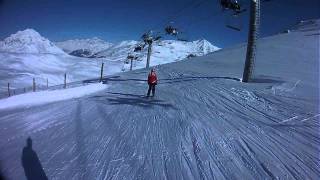Skiing Tignes/Val D'Isere 2013 - Grand Pre Fall